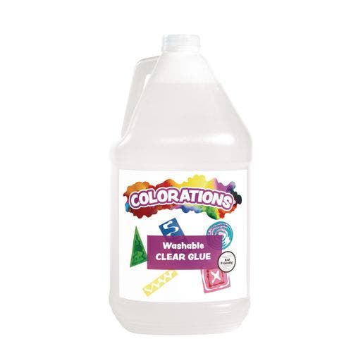 Colorations Washable Clear Glue Gallon