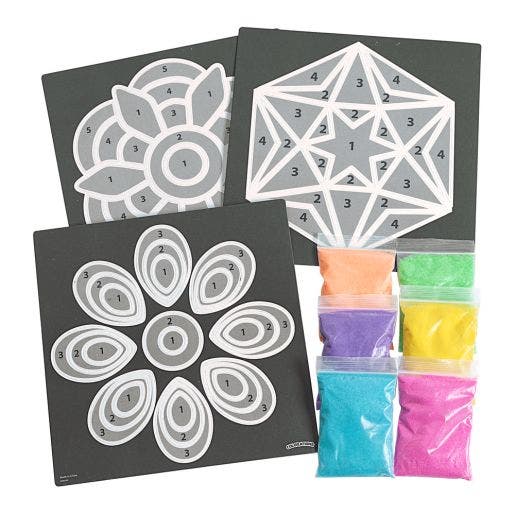 Colorations World of Art 6 Designs with Sand