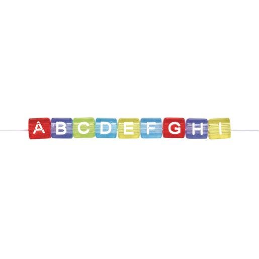 Colored Abc Beads 300 Pieces