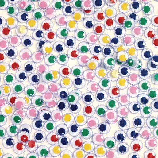 Colored Wiggly Eyes 1000 Pieces