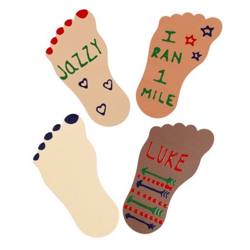 Colors Like Me Feet Set of 24 4 Colors