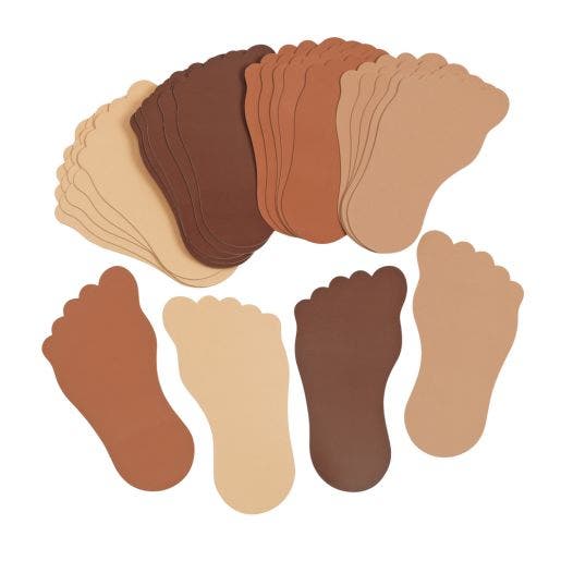 Colors Like Me Feet Set of 24 4 Colors