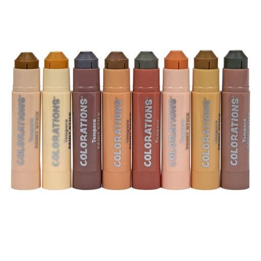Colors Like Me Tempera Paint Sticks Set of 8