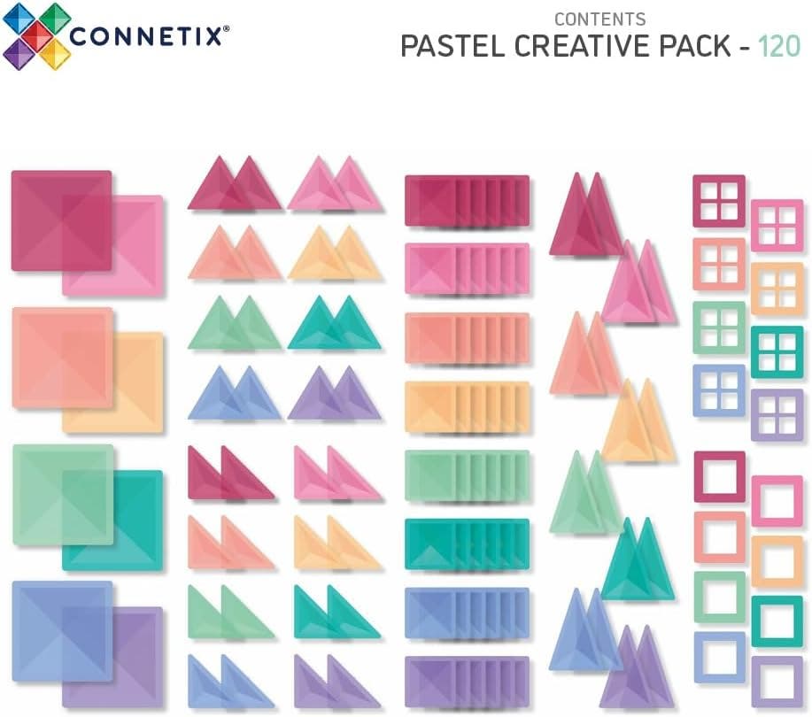 Connetix Pastel Creative Pack 120 pc