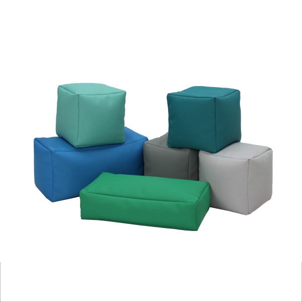 Contemporary Bean Block Set 6pc