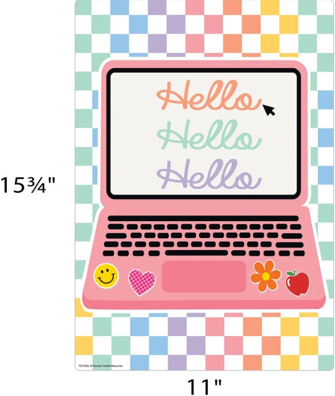 Colorful Early Learning Small Poster Pack - Rainbow Resource