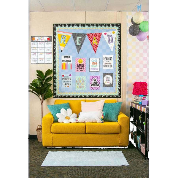Cool for School Read Pennants Bulletin Board