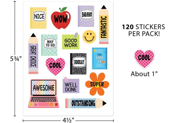 Cool for School Stickers