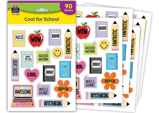 Cool for School Stickers