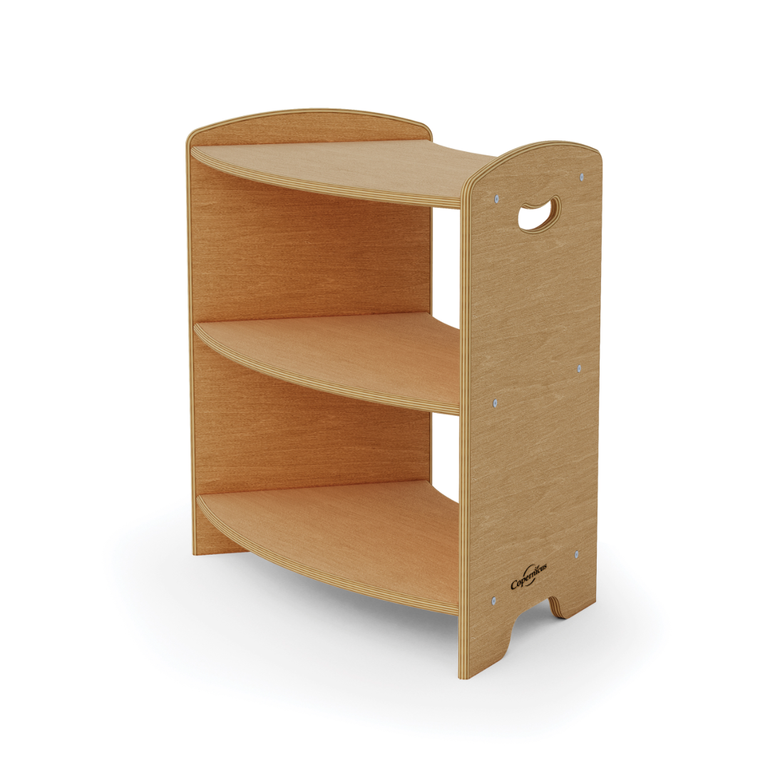 Seoras 2-Level 45 Degree Curved Corner Shelf