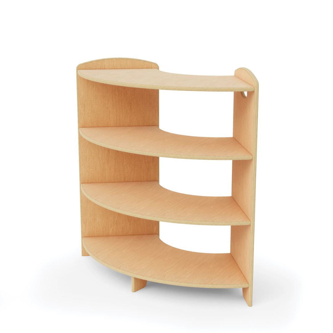 Seoras 3-Level 90 Degree Curved Corner Shelf
