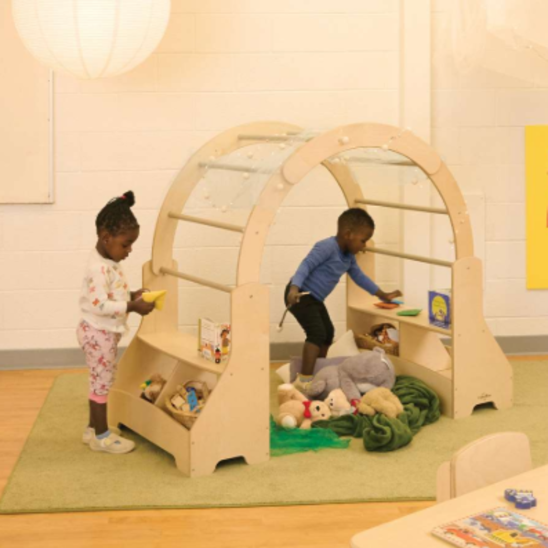 Seoras Birch Cozy Space Arch with Shelves
