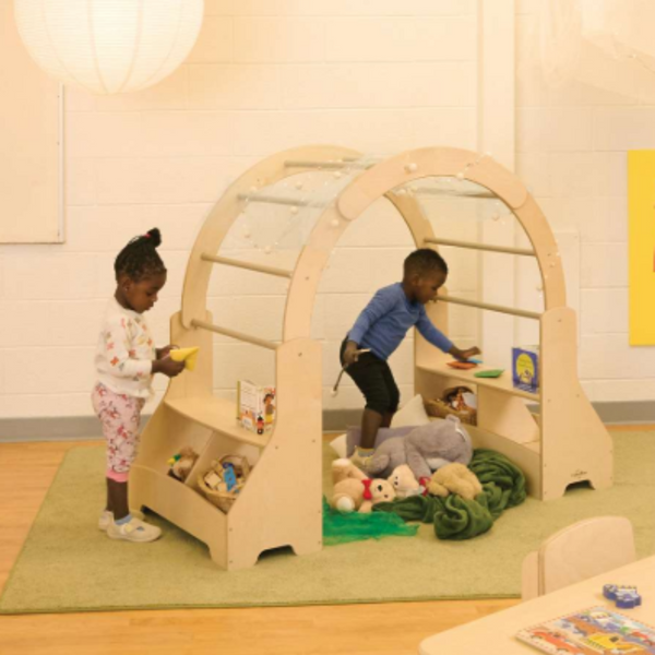 Seoras Birch Cozy Space Arch with Shelves