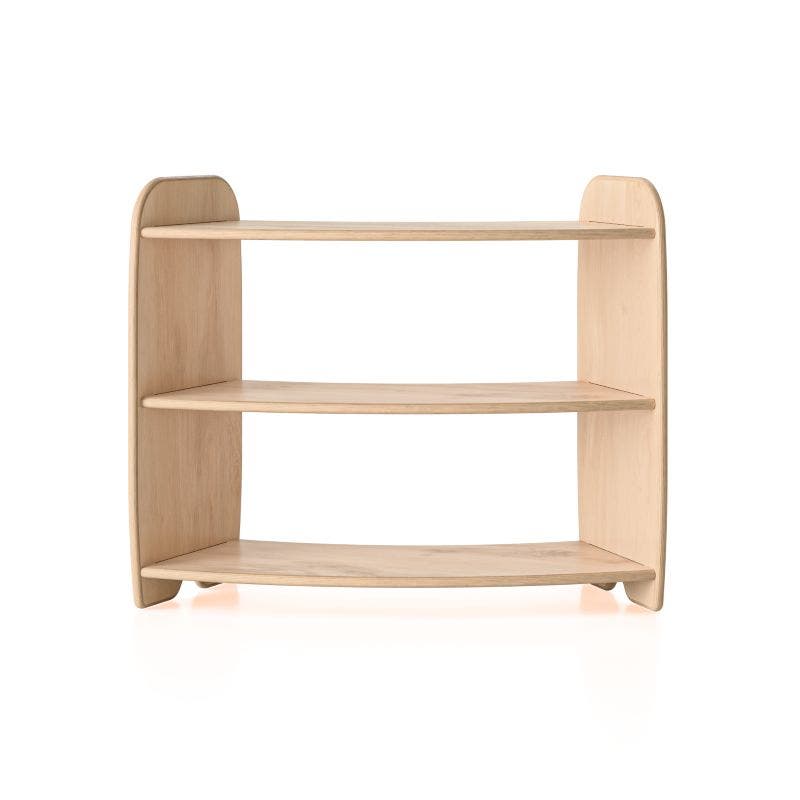Woodlyn Open One Shelf - Sweep Curve 30inL x 24inH