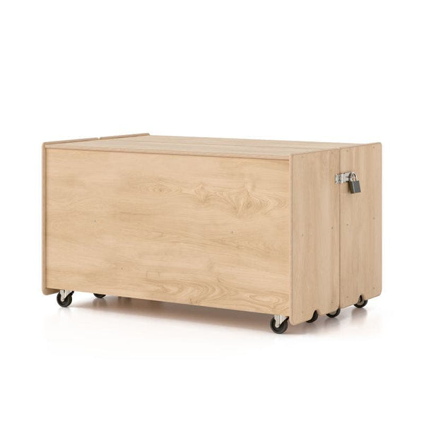 Woodlyn Tough & Low Folding Shelf with Vertical Dividers 46.75inL x 27inH