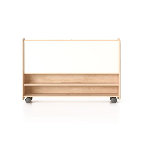 Woodlyn Double Sided Large Book Browser with Flat Back Mobile 46inL x 29inH