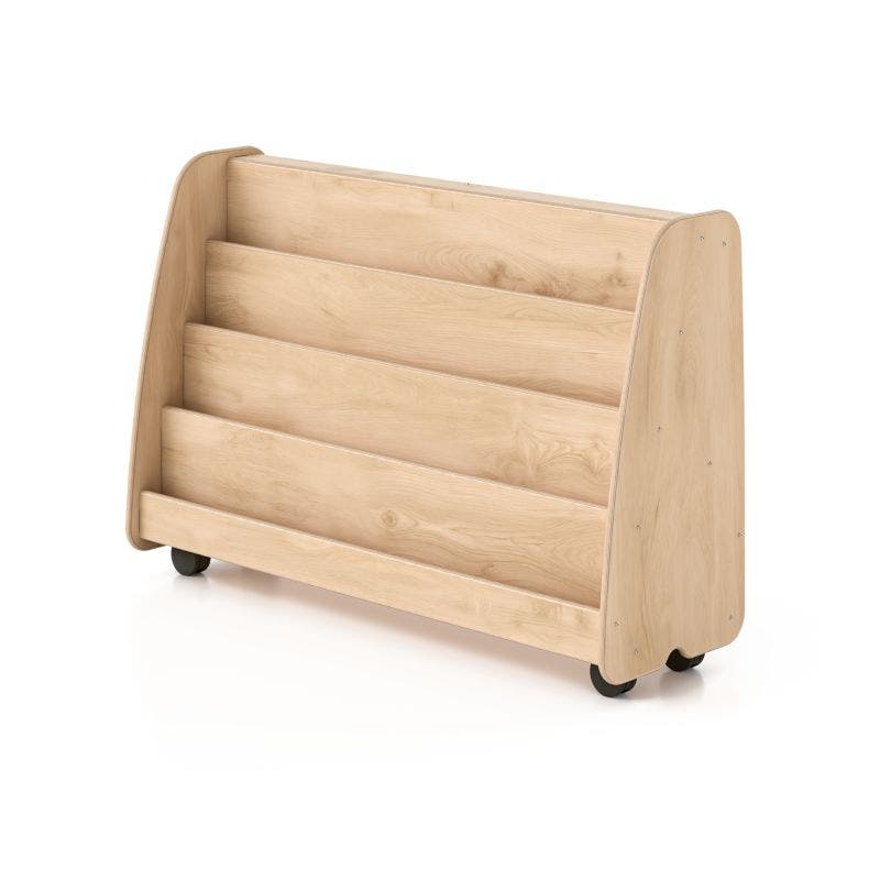 Woodlyn Double Sided Large Book Browser with Flat Back Mobile 46inL x 29inH