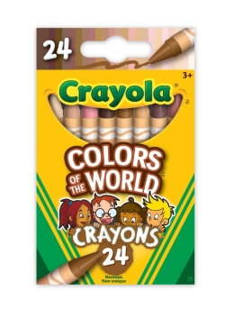 Crayola Colours of the World Crayons 24 ct