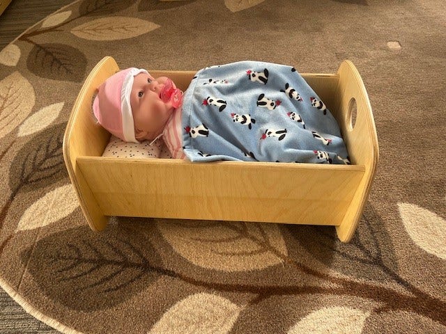 Cradle Bedding for Dolls