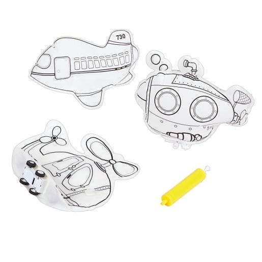 Decorate & Inflatible Vehicles Set of 3