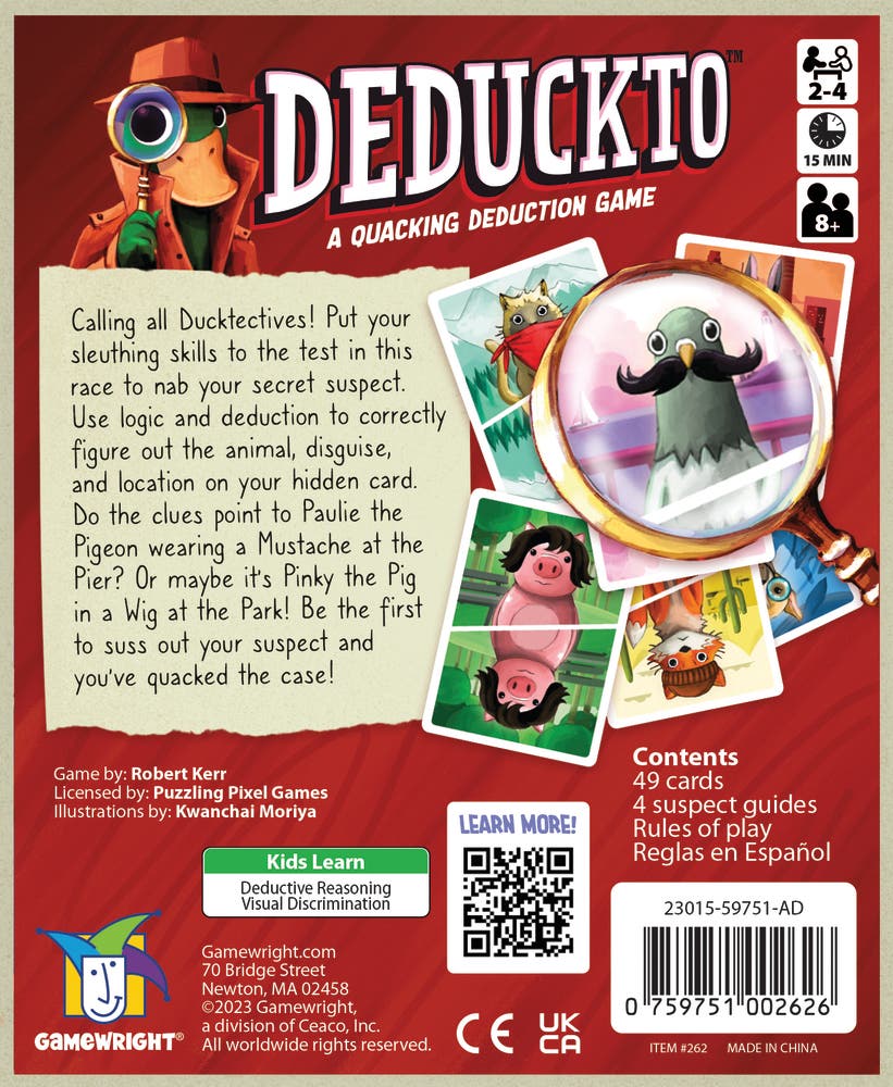 Deduckto A Quacking Deduction Game