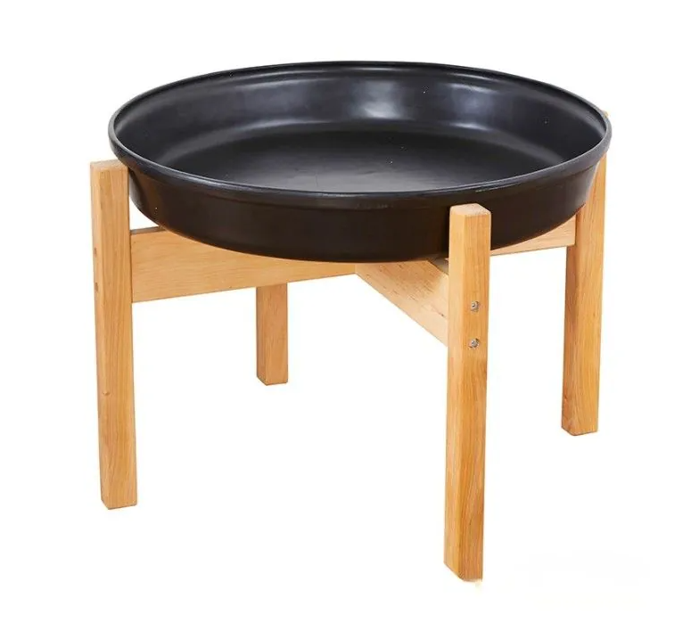 Deep Tuff Tray Wooden Stand 19.70H