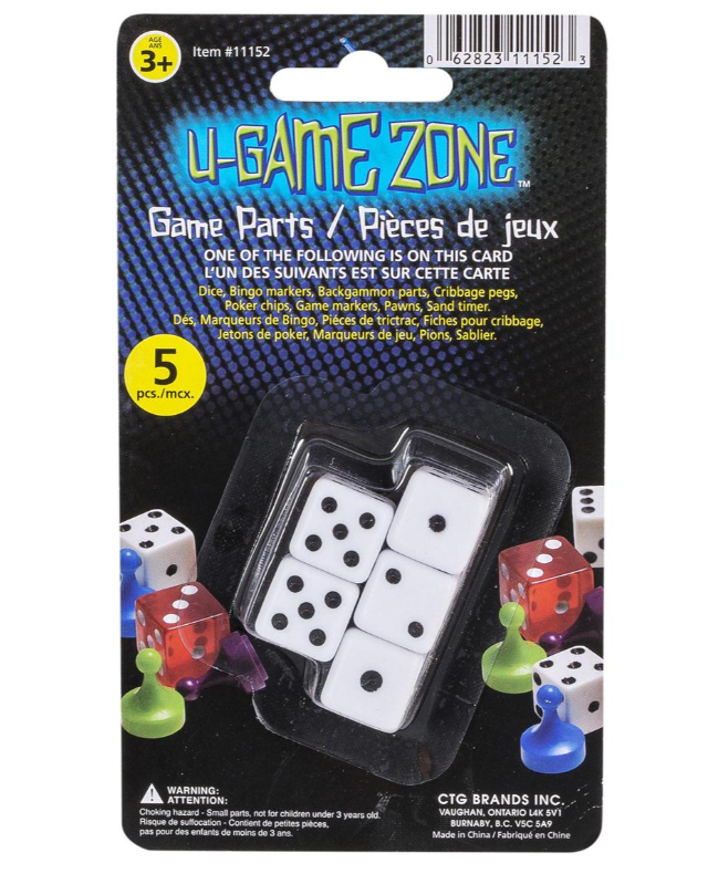 Dice Set 5 pcs