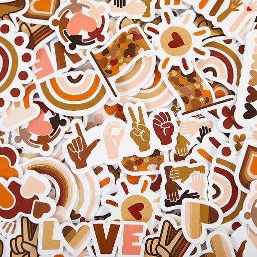 Diversity Foam Stickers 75 pcs