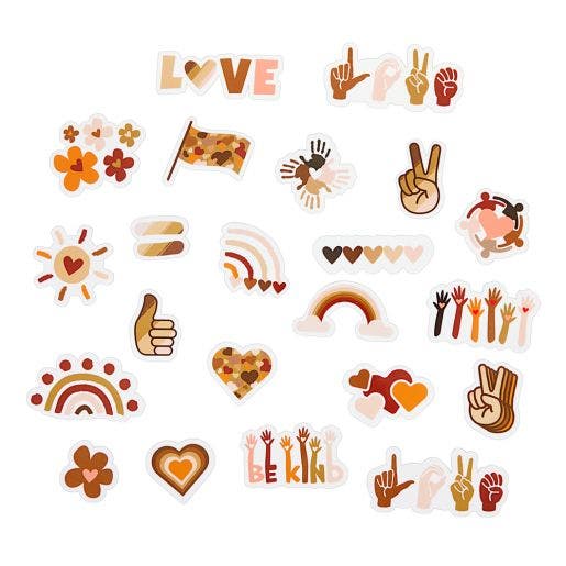 Diversity Foam Stickers 75 pcs