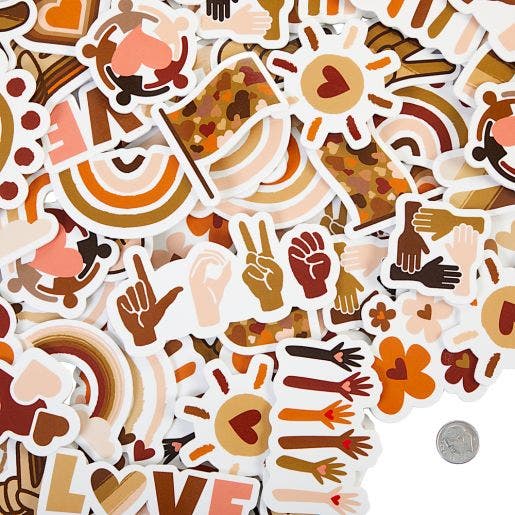 Diversity Foam Stickers 75 pcs