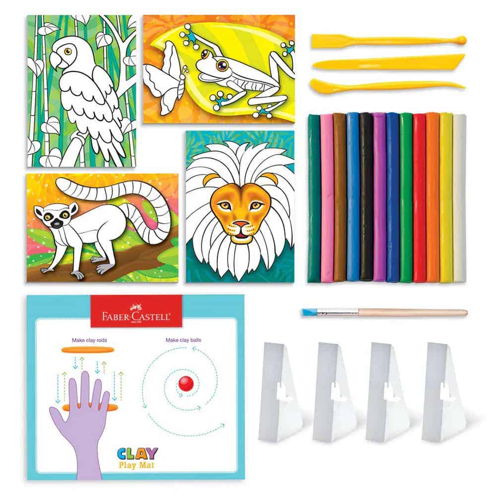 Do Art Coloring with Clay