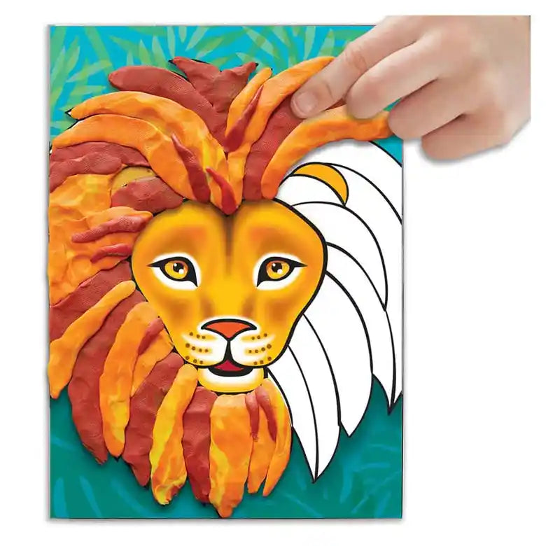 Do Art Coloring with Clay