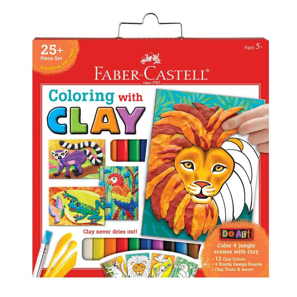 Do Art Coloring with Clay