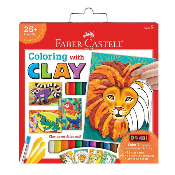 Do Art Coloring with Clay