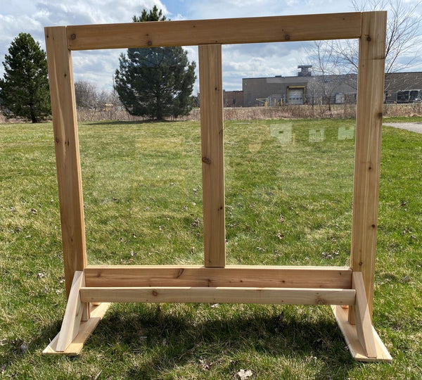 Double Outdoor Easel with Paint Tray by Naturally Inspired Play