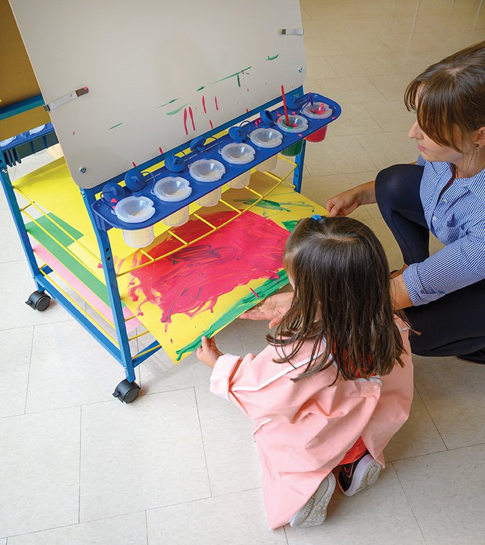 Double Sided Art Easel Base Model