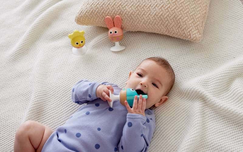 Cheery Critter Rattle Trio