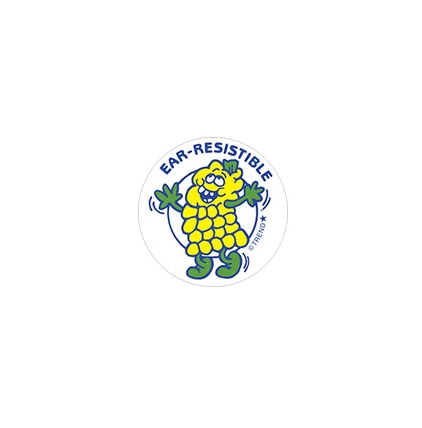 Ear-resistible Sweet Corn scent Retro Scratch n Sniff Stinky Stickers 24 ct