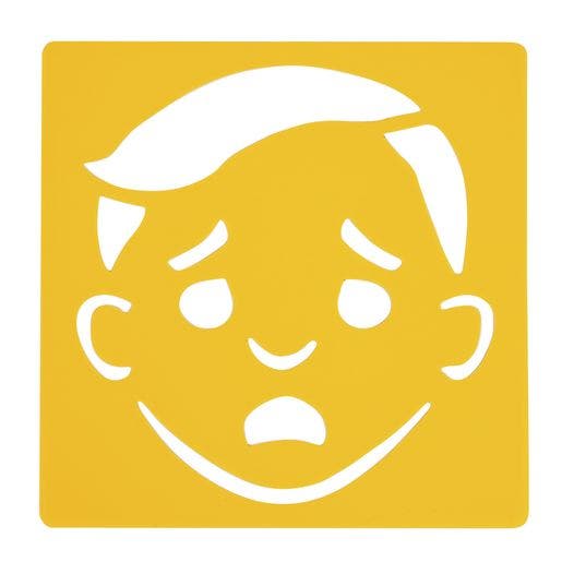 Emotion Stencils Set of 6