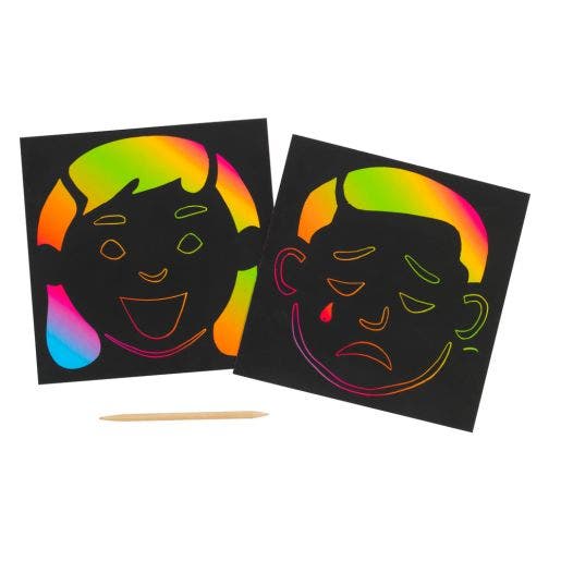 Emotions Scratch Art Collection
