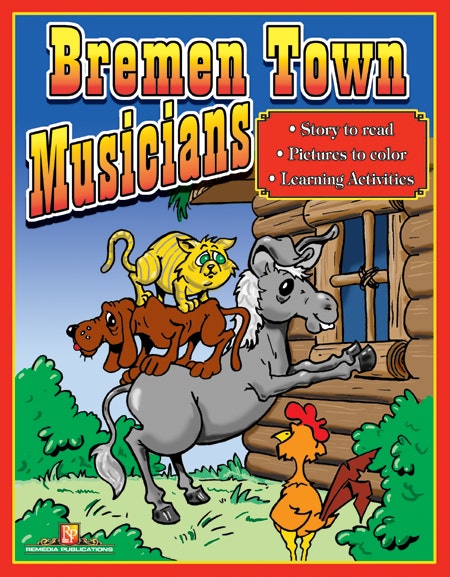 Read & Color: Bremen Town Musicians Ebook