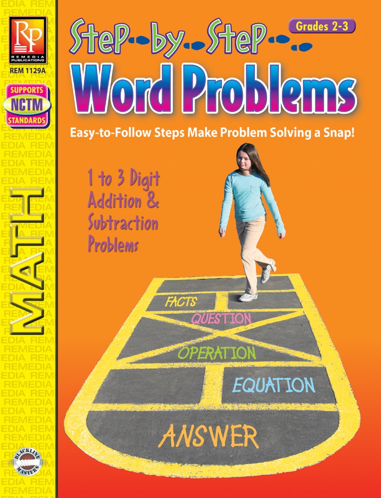 Step-by-Step Word Problems (Grades 2-3) Ebook