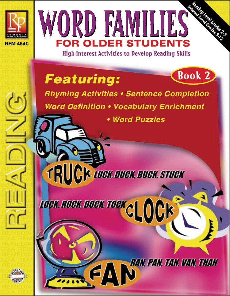 Word Families For Older Students (Book 2) Ebook