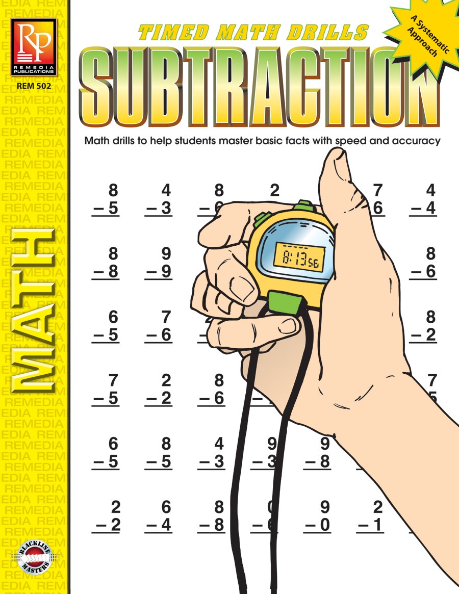 Timed Math Drills: Subtraction Ebook