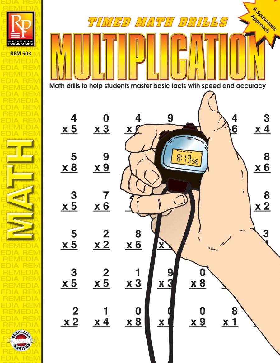 Timed Math Drills: Multiplication Ebook