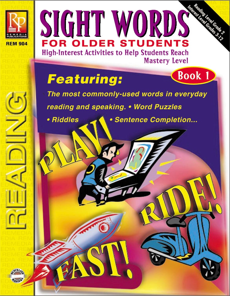 Sight Words For Older Students (Book 1) Ebook