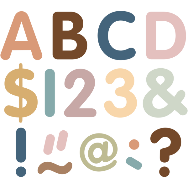 Everyone is Welcome 2in Classic Letters Uppercase Pack