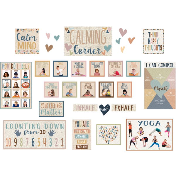 Everyone is Welcome Calming Corner Bulletin Board