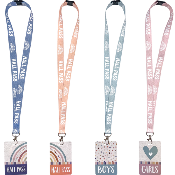 Everyone is Welcome Hall Pass Lanyards