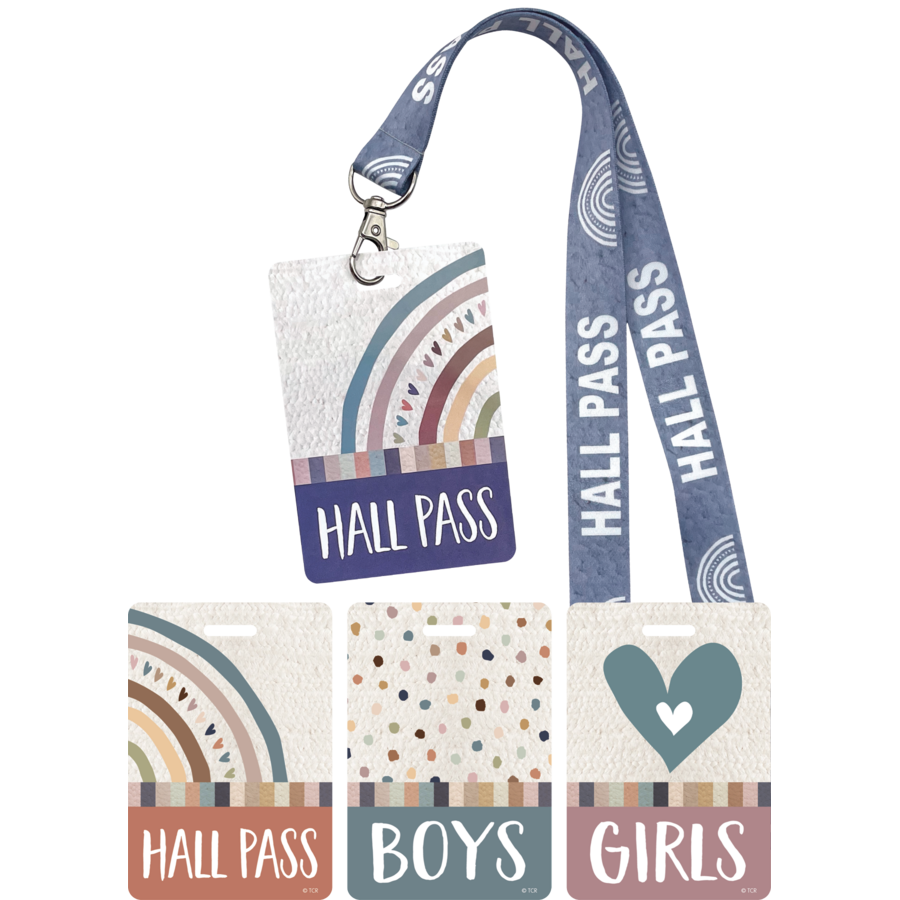 Everyone is Welcome Hall Pass Lanyards